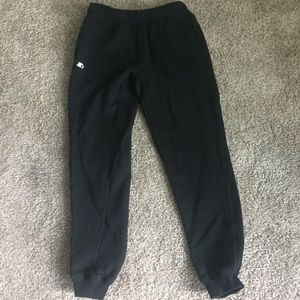 Starter Size Small Jogger Sweatpants. Black.
